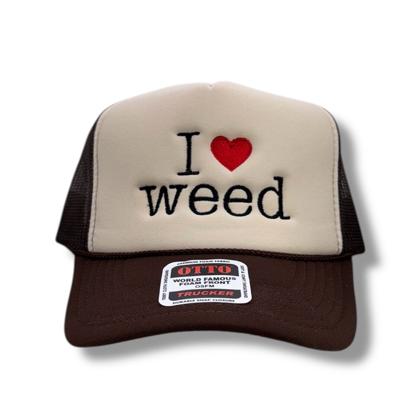 I Love Weed Trucker Cap