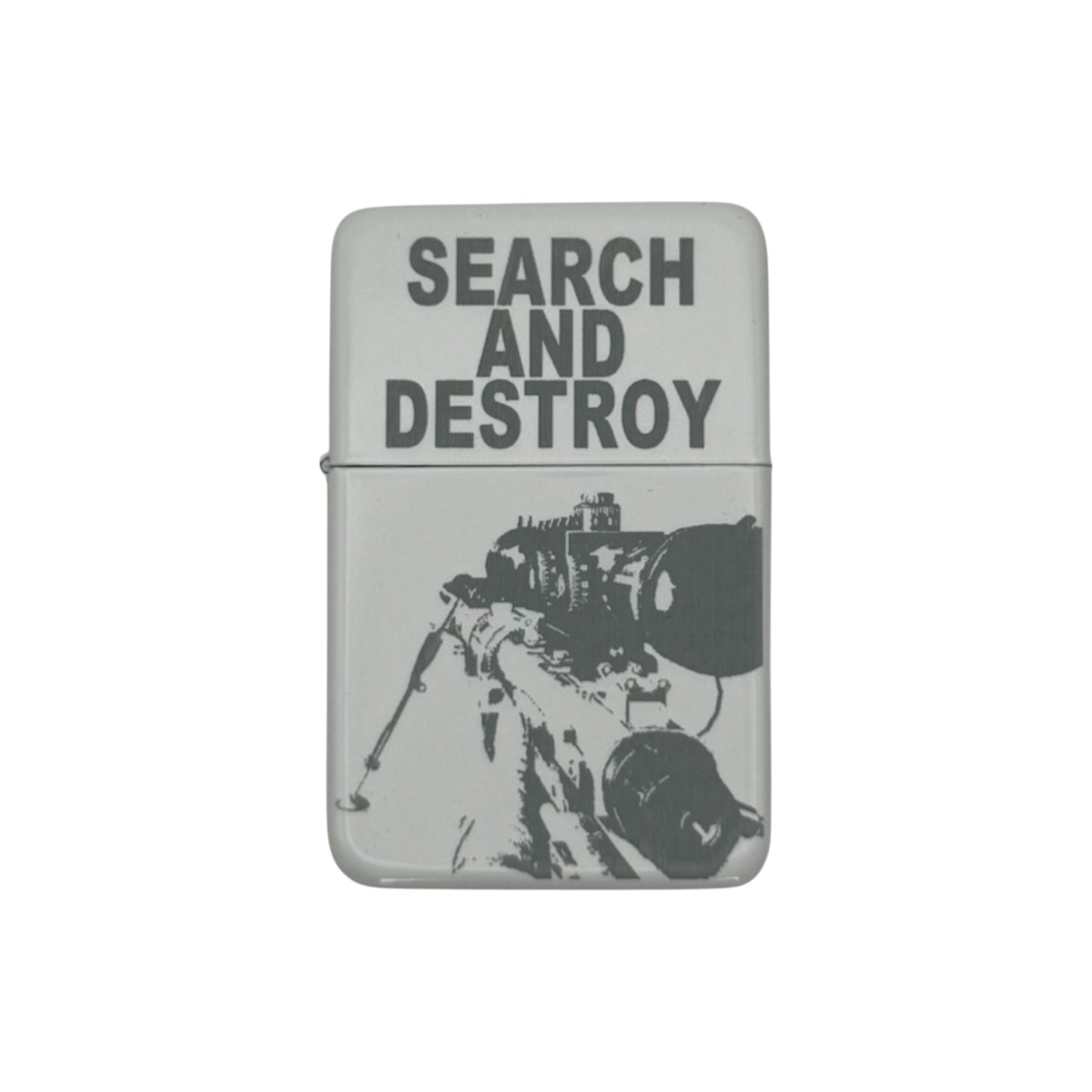 Search & Destroy Intervention White Flip Lighter