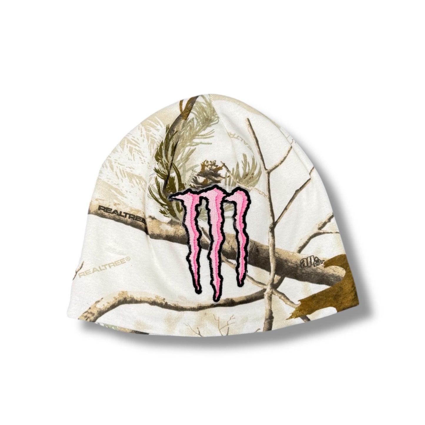 Real Tree Pink Monster Beanie